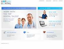 Tablet Screenshot of hnrdental.com